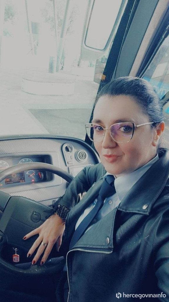 Sanela Mehić vozačica autobusa
