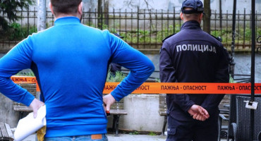 Policija Srbija traka