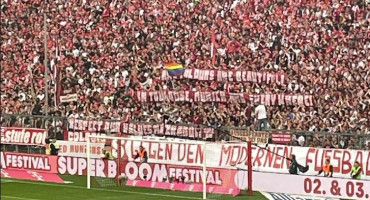 'POŠTUJ NAŠE VRIJEDNOSTI' Dok su gubili titulu, navijači Bayerna se obračunavali s protivnicima LGBT kampanje