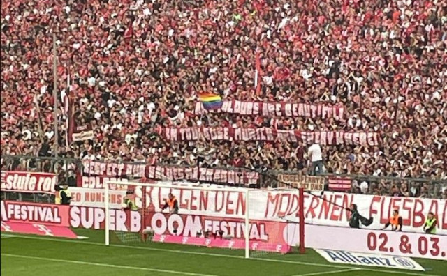 'POŠTUJ NAŠE VRIJEDNOSTI' Dok su gubili titulu, navijači Bayerna se obračunavali s protivnicima LGBT kampanje