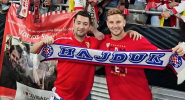 NAJBOLJI IGRAČ FINALA EUROPA LIGE Rakitić titulu slavio s Hajdukovim šalom i hrvatskom zastavom