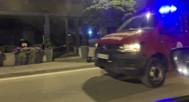 INTERVENIRALI VATROGASCI Gorio poznati kafić u Širokom Brijegu
