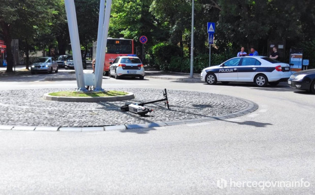 Prometna nesreća autobus romobil
