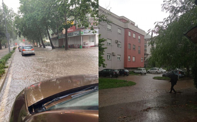 Snažno nevrijeme pogodilo Mostar, poplivao i gradski park