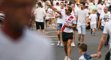 Velika galerija koja najbolje dokazuje večerašnju atmosferu pod Bijelim Brijegom