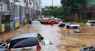 Južna Koreja poplava