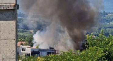 BUGOJNO Veliki požar u tvornici Peleta