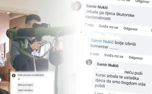 FUP POKRENUO ISTRAGU Mladić iz Ključa pisao po društvenim mrežama da je ABiH trebala pobiti više hrvatske djece