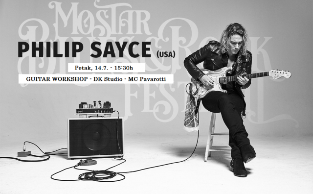 JEDAN OD NAJBOLJIH GITARISTA SVIJETA Philip Sayce održat će radionicu za mlade glazbenike Mostara