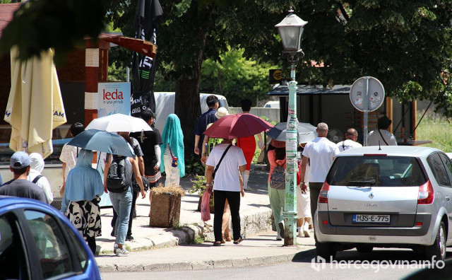 TOPLINSKI VAL Mostar je danas najtopliji grad u Bosni i Hercegovini