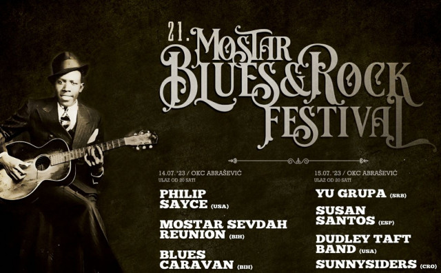 MOSTAR BLUES I ROCK FESTIVAL Krema gitarske scene dolazi u Mostar