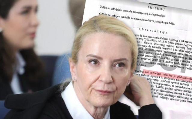 PRAVOMOĆNA PRESUDA Sebija Izetbegović je kriva za mobing