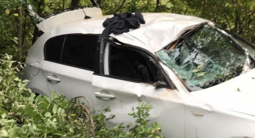 NA PUTU ZA RUIŠTE Automobil sletio u provaliju