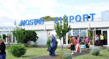 Zračna luka Mostar,let,avion