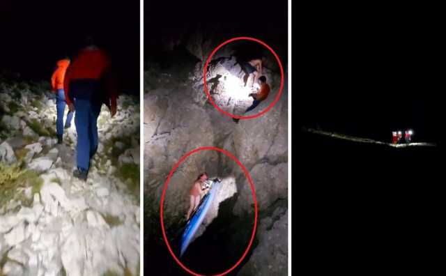 HGSS MORAO REAGIRATI Turiste na SUP-u bura otpuhala na stijene