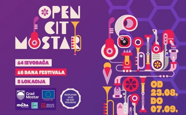 OPEN CITY MOSTAR Pogledajte program trećeg izdanja festivala