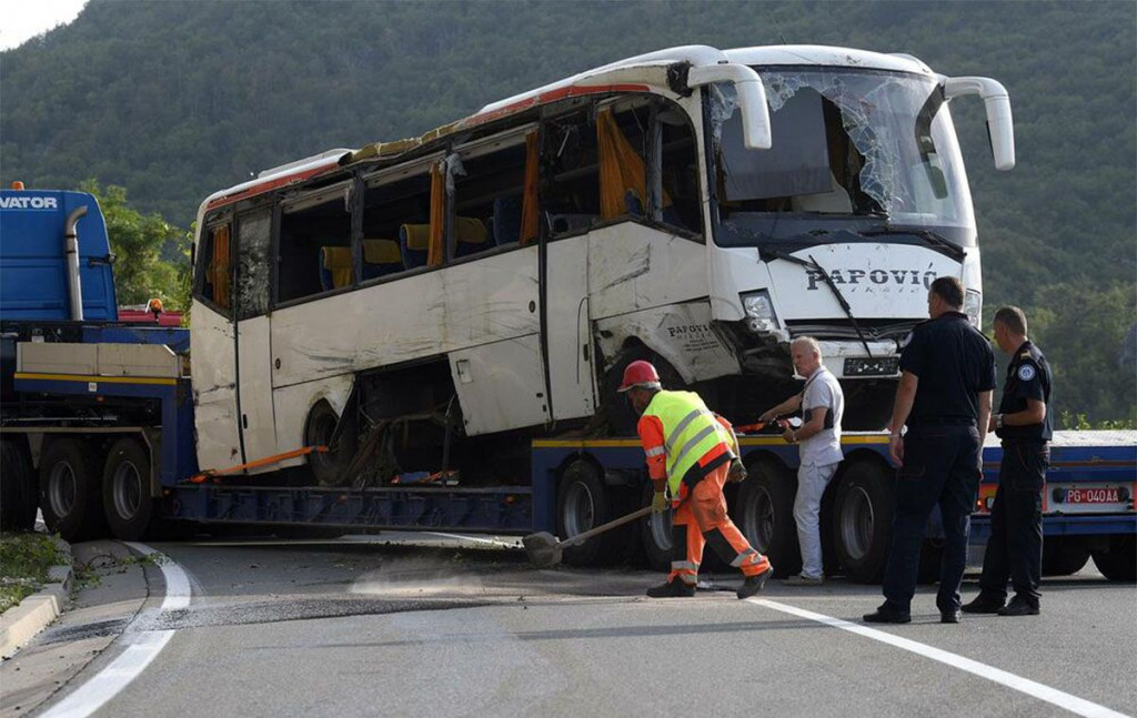 Autobus Crna Gora prometna nesreća