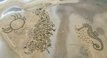 Umjetnost u pijesku Ušće 2023