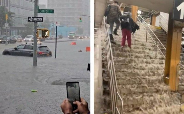 New York je u kolapsu. Željeznice, ulice i autoceste poplavljene, dijelovi zračne luke zatvoreni