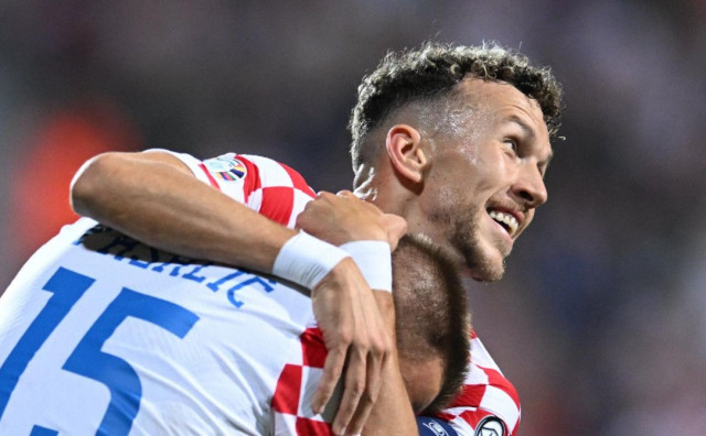 Hrvatska Latvija Perišić