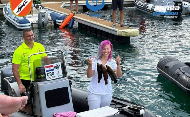 Ljubušanka Gabriela Milićević briljirala na Svjetskom prvenstvu u podvodnom ribolovu u Španjolskoj