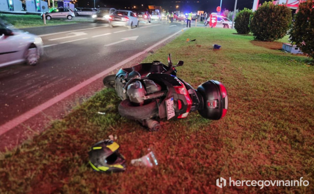 NOVA NESREĆA NA M-17 Motociklist ozlijeđen u sudaru s osobnim automobilom