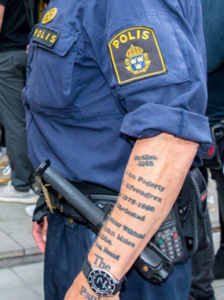 Policajac tetovaža