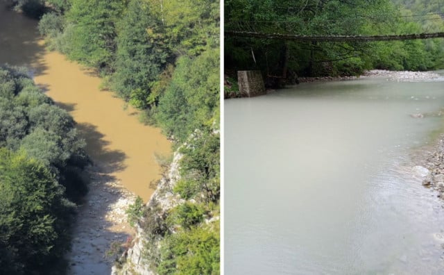 VJERUJETE LI INSPEKCIJI ILI SVOJIM OČIMA Iz Republike Srpske tvrde da Neretva nije zamućena i da je voda izuzetno čista