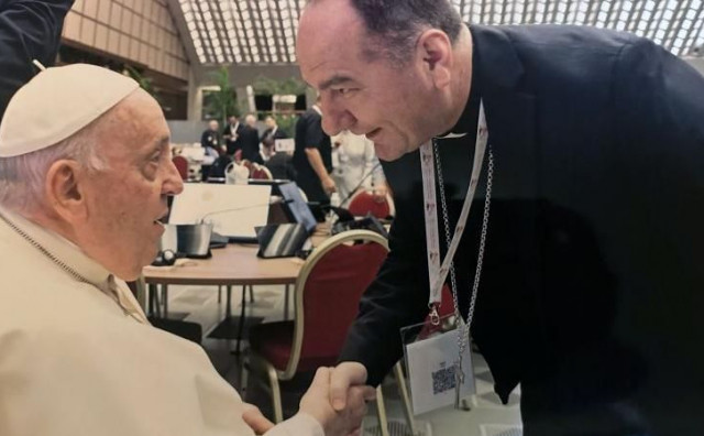 BISKUPSKA SINODA U VATIKANU Mons. Petar Palić susreo se s Papom Franjom