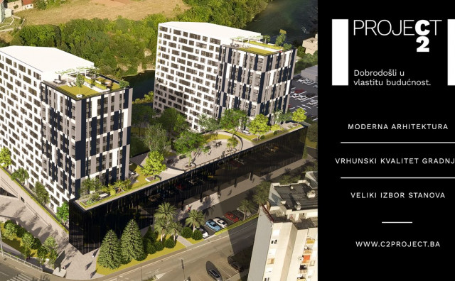 Mostar dobiva jedinstveni stambeno-poslovni kompleks „C2 Project“