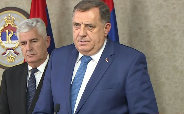 SASTANAK KOALICIJSKIH PARTNERA Dodik kaže da bošnjačka strana ima problem, Čoviću i Nikšiću atmosfera izvrsna