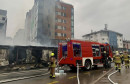 Požar na pijaci Kvadrant u Sarajevu