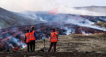 Island erupcija vulkana