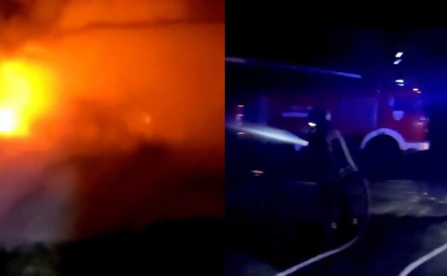 Mostarski vatrogasci još uvijek se bore s požarom na divljoj deponiji u Salakovcu