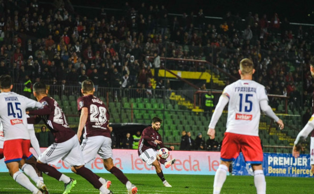 Marin Aničić spasio Sarajevo u 94. minuti i pogodio za bod protiv Borca