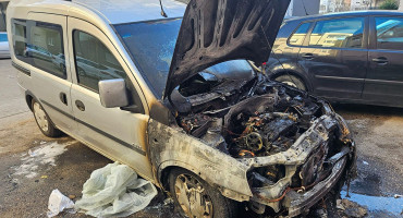 Požar Opel Combo Mostar