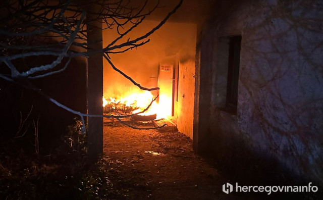 VITINA Požar u napuštenoj kući pored Ljubuškog