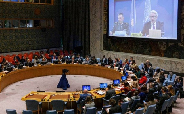 SAD I RUSIJA SUZDRŽANI Vijeće sigurnosti UN-a usvojilo dugo čekanu rezoluciju o Gazi