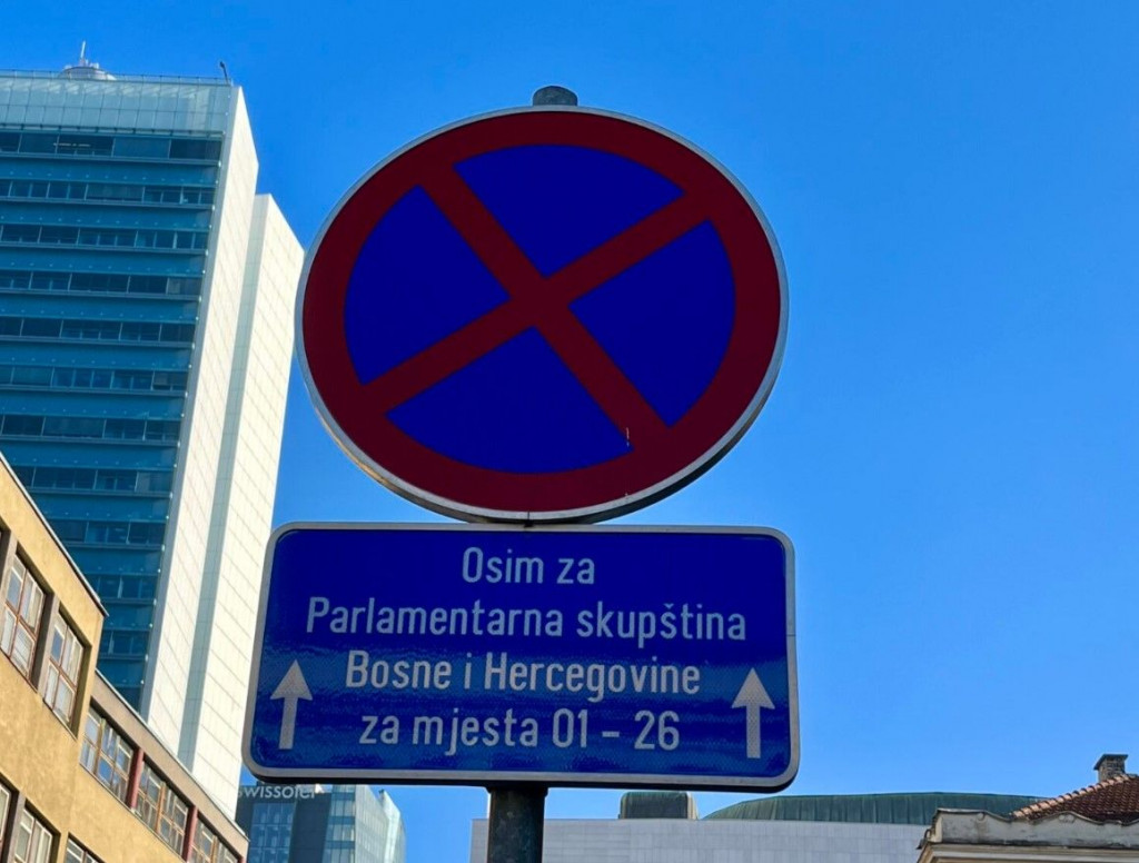 Parlamentarcima besplatan parking u Sarajevu