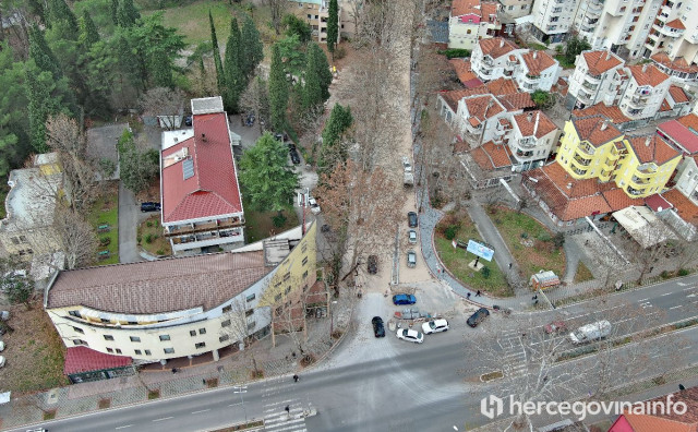 Pogledajte kako iz zraka izgleda rekonstrukcija mostarske Ulice kralja Petra Krešimira IV.