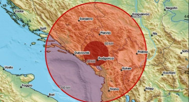 Crna Gora potres