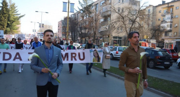 Prosvjedna šetnja za Amru Kahrimanović u Tuzli