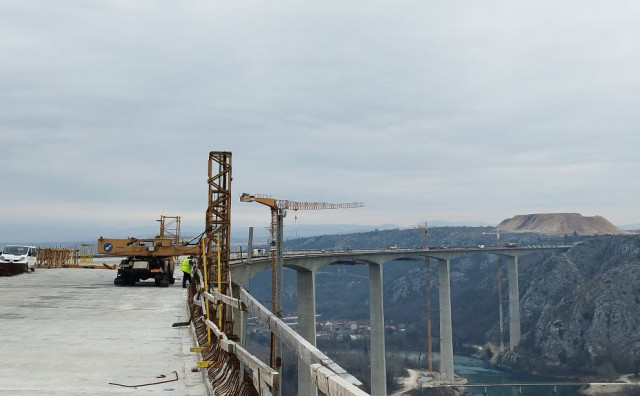 OTKLANJANJE NEDOSTATAKA Autoceste FBiH tvrde da su popravili dio nedostataka na mostu Počitelj