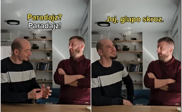 PREKO MILIJUN I POL PREGLEDA Komičari objavili razgovor između Hrvata i Srbina nakon tri rakije, pa izazvali smijeh