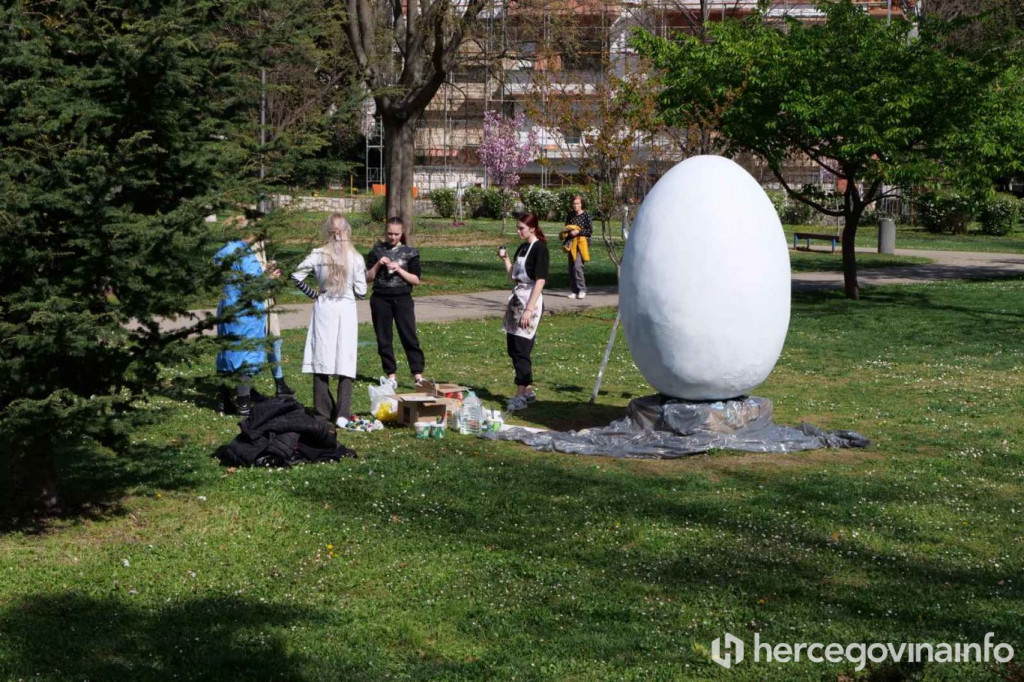 Jaje u parku Zrinjevac 