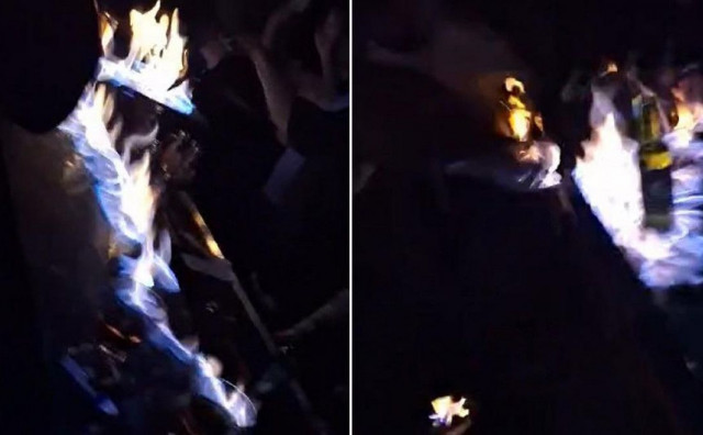 INCIDENT U KLUBU Konobarica palila šank, a vatra prešla na goste