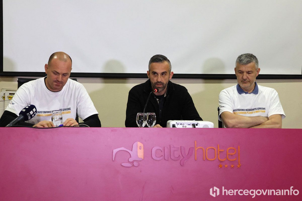„Zaustavimo nezakonite izmjene Prostornog plana u Mostaru“