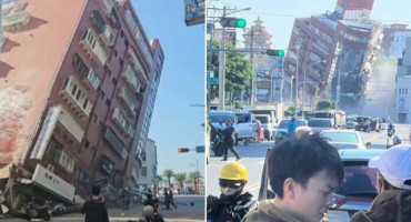 potres Tajvan