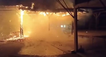 Požar na tržnici u Vrapčićima