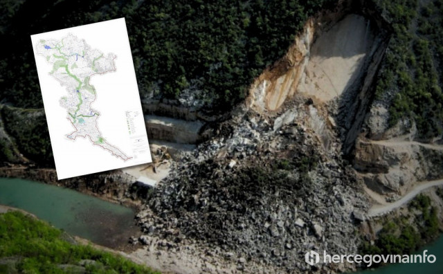 NARUŠEN PRIRODNI EKOSUSTAV Područje kamenoloma 'Bijela' nalazi se u zaštićenom geomorfološkom i vodnom području